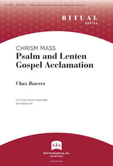 Chrism Mass Psalm and Lenten Gospel Acclamation SATB choral sheet music cover